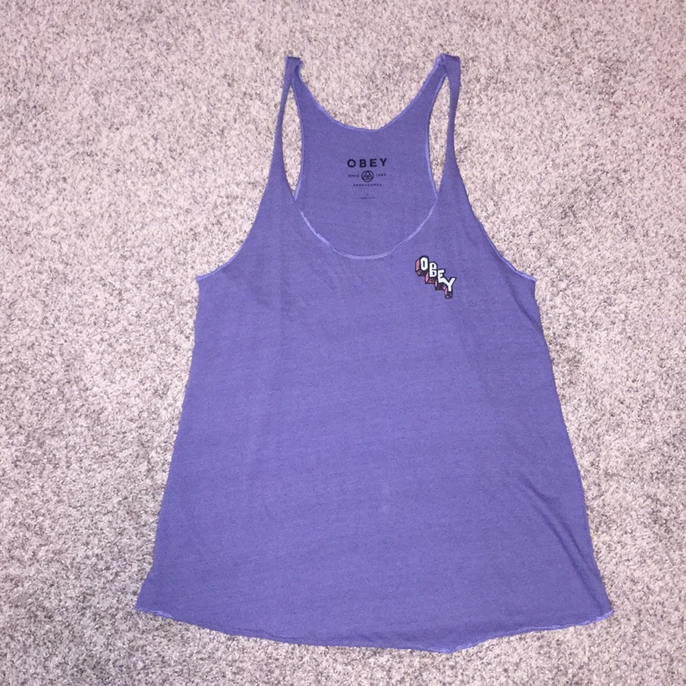 Obey tank top size large